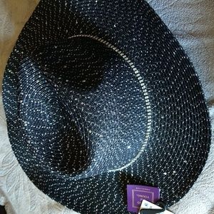 David and Young sequin/stone cowboy straw hat 🤠